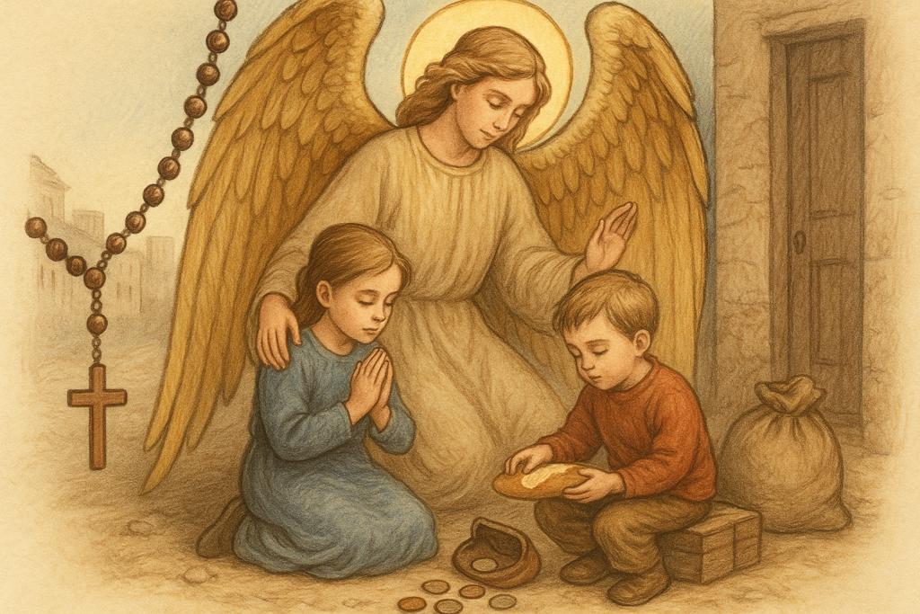 Preghiera all'Angelo Custode: Scudo dei Figli per Protezione e Coraggio